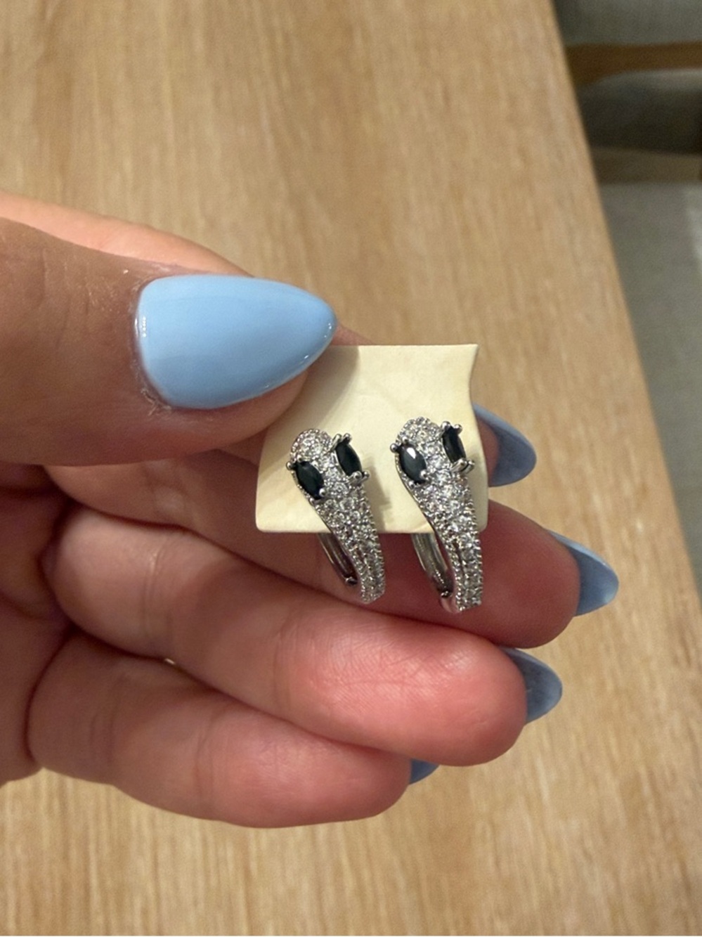 Designer inspired snake earrings